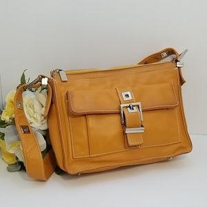 Perlina Leather Shoulder Bag